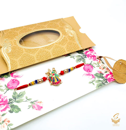 Latest Radha Krishna Rakhi For Raksha Bandhan