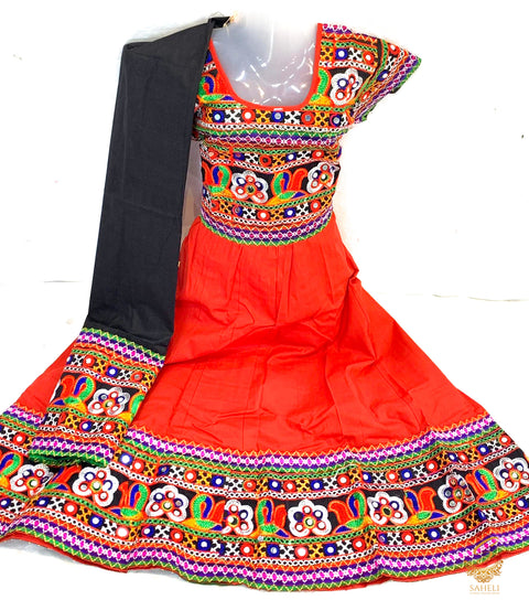 cotton based beautiful embroidered chaniya choli