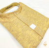 Golden and yellow colour cotton based mens kurta pajama