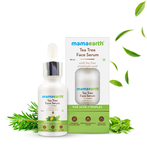 MAMAEARTH Tea Tree Face Serum for Acne and Pimples - 30 ml
