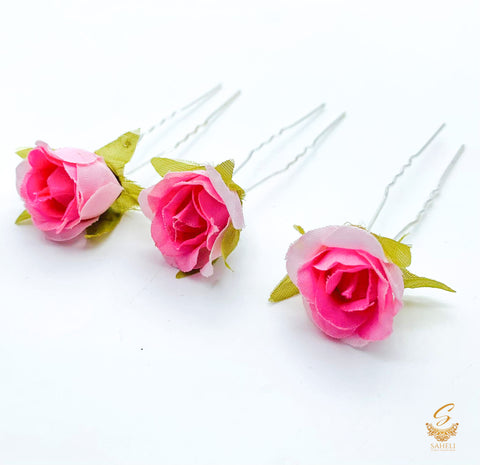 Beautiful Rose Hair Jura Pin (Each)