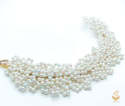 Beautiful crystal & Pearl Work Gajra
