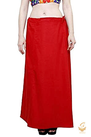 Crimson Red colour waist size-44 inch Under skirt or peticott in cotton fabric