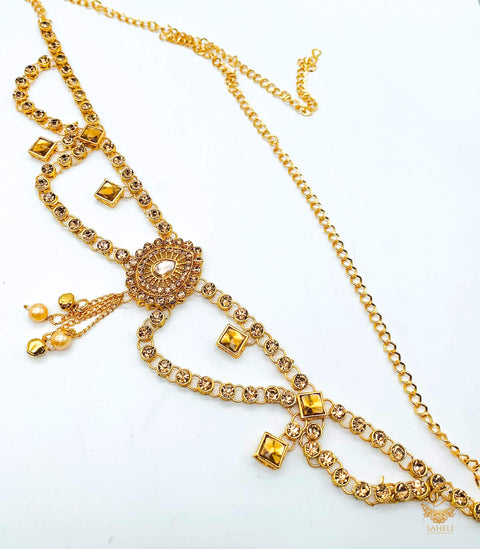 Golden colour kundan Stone Kamarband