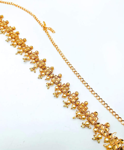 Golden colour kundan Stone Kamarband