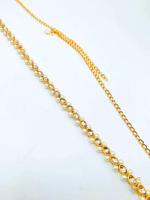 Latest Golden colour kundan Stone  with pearls Kamarband
