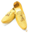 Golden Colour Brocade Design Men’s Punjabi Jutti