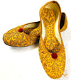 Tuscan Sun (yellow) colour pure leather soft cushioned punjabi jutti
