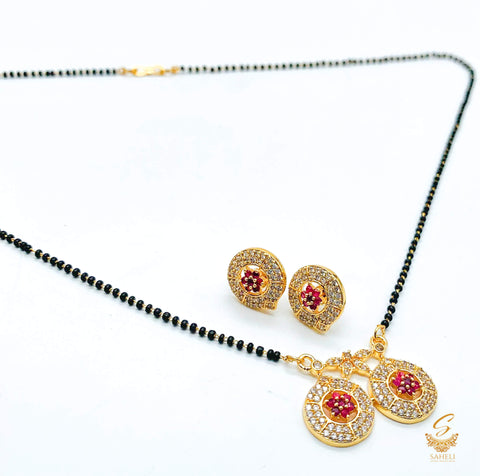 American Diamond stone beautiful Mangalsutra
