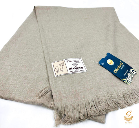 Men's Plain pure Woollen Dhariwal (Diamond) Lohi/Shawl