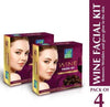 Asta Berry wine facial kit for wrinkles and skin tightening (4Steps pack)
