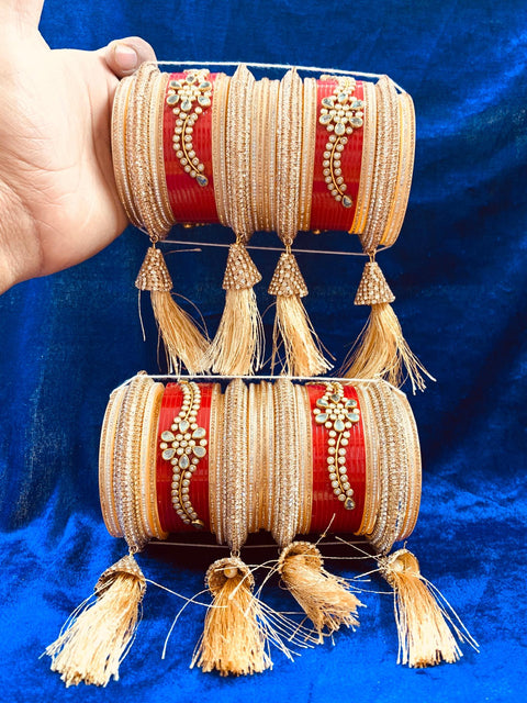 Latest bridal chura size 2.8