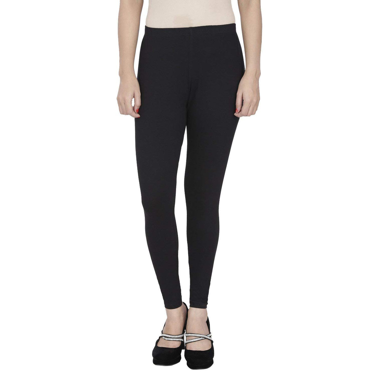 Black colour stretchable best quality legging– Saheli Ethnic Indian Wear