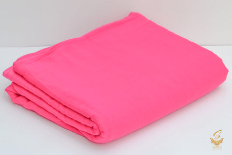 Rose Pink colour pure full voile turban fabric($5 Per Meter)
