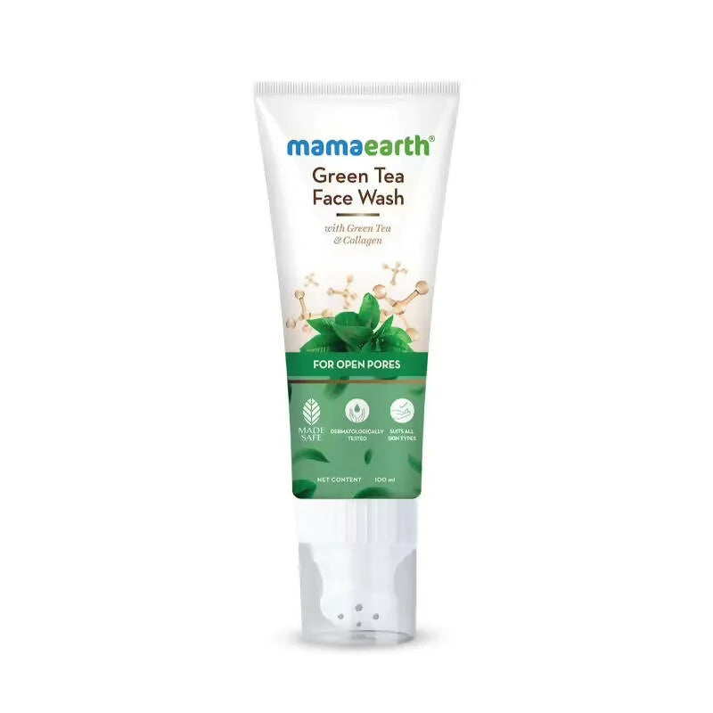 Mamaearth Green Tea Face Wash FOR OPEN PORES - 100 ml– Saheli