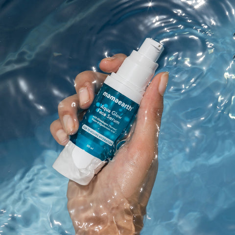Aqua Glow Face Serum with Himalayan Thermal Water and Hyaluronic Acid - 30 ml