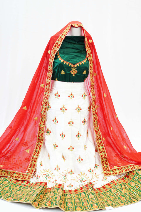Latest Heavy Lahnga With Heavy Embroidery