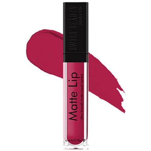 (Epic Magenta) Swiss Beauty Matte Lipstick Long Lasting & Water Proof