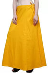 Butterscotch Yellow colour cotton based 44 inch waist size petikot