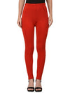 Best quality stretchable leggings or tights cotton based red colour