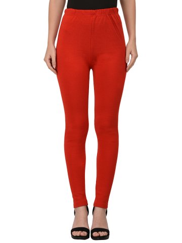 Best quality stretchable leggings or tights cotton based red colour